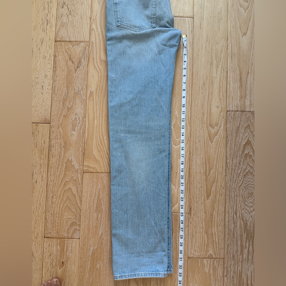 Madewell women Dean Easy Straight jeans light wash size 26 relaxed time capsule - Picture 7 of 10
